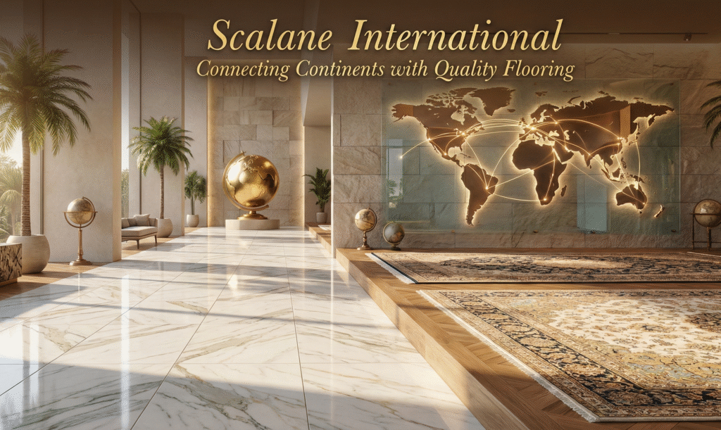 Tiles and carpets exporter India – premium flooring by Scalane International.
