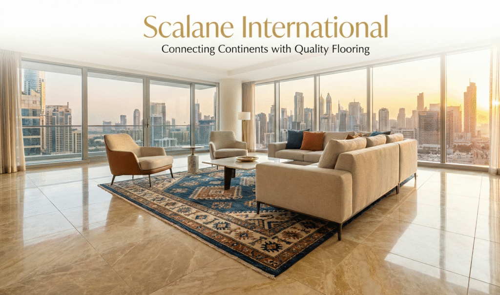 Indian flooring exporter of tiles and carpets - Scalane International