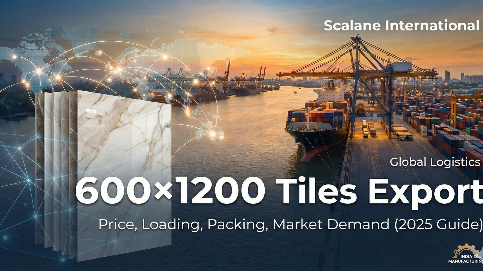 600x1200mm tiles 600x1200 tiles export from India – price, packing and container loading