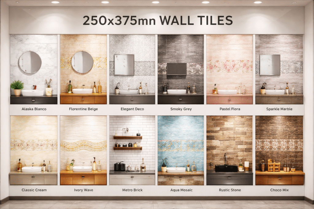 Ceramic Tiles 250x375mm