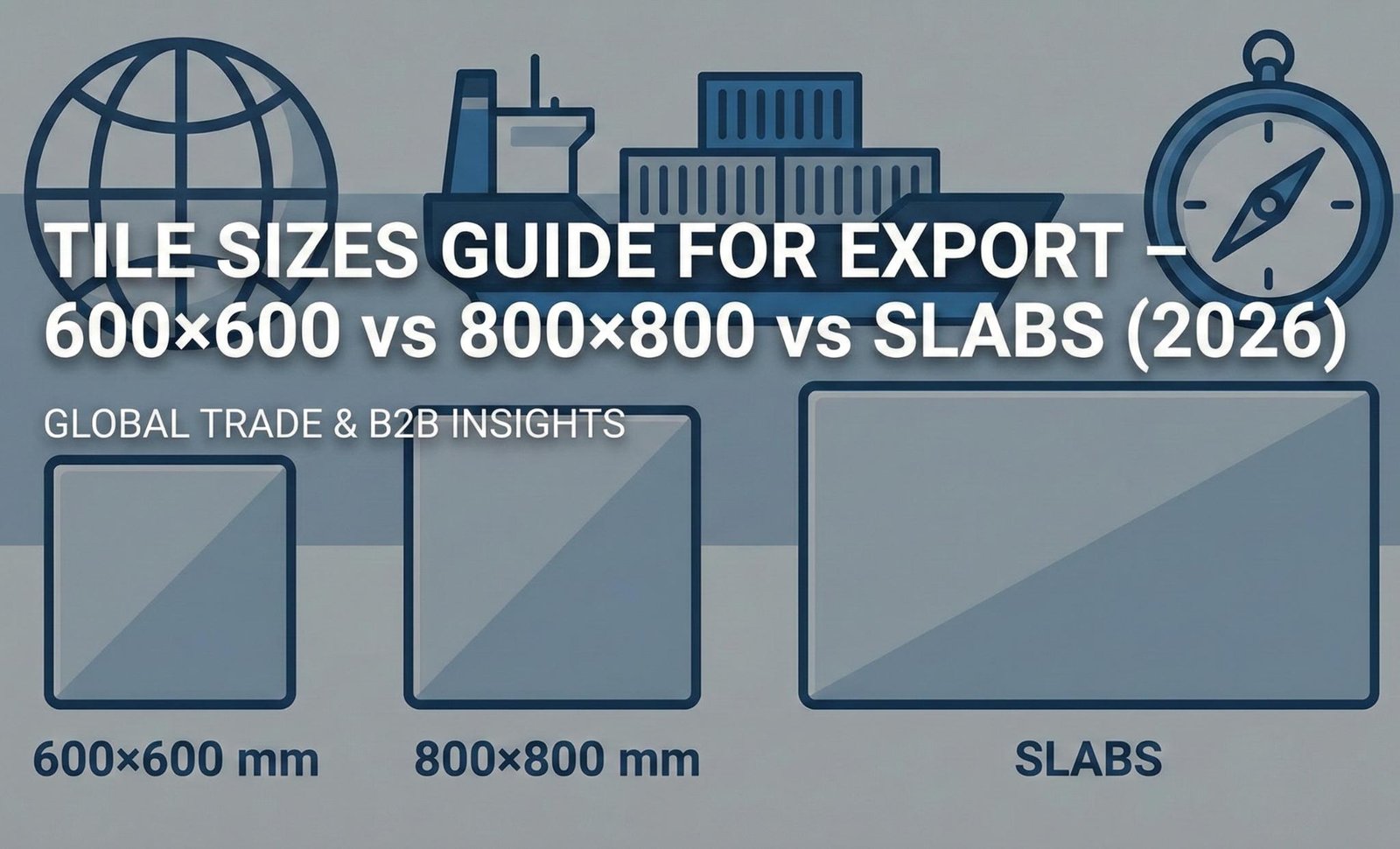 Best Tile Sizes Guide for Export (2026): 600×600 vs 800×800