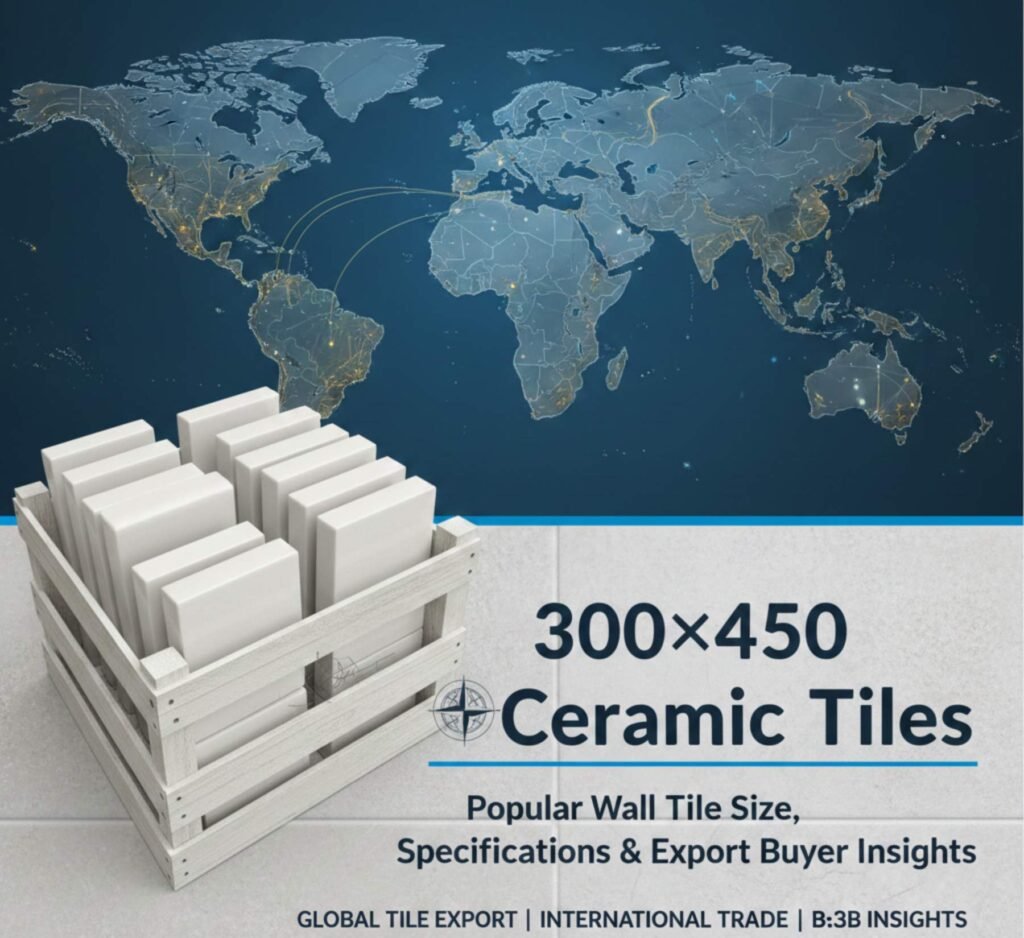300X450 ceramic tiles exporter supplying wall tiles for global markets
