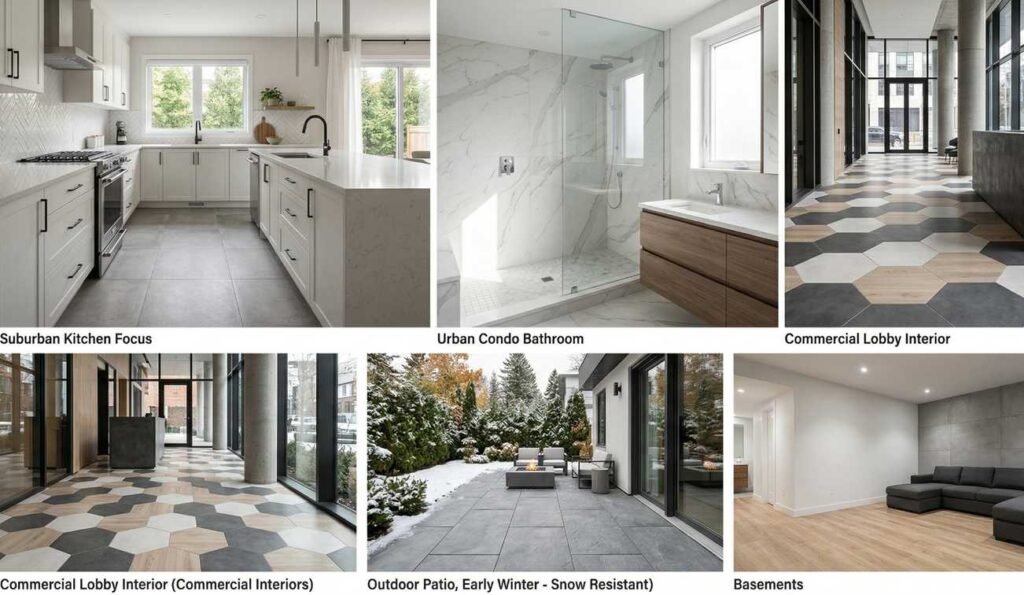 tiles exporter to Canada porcelain shipment