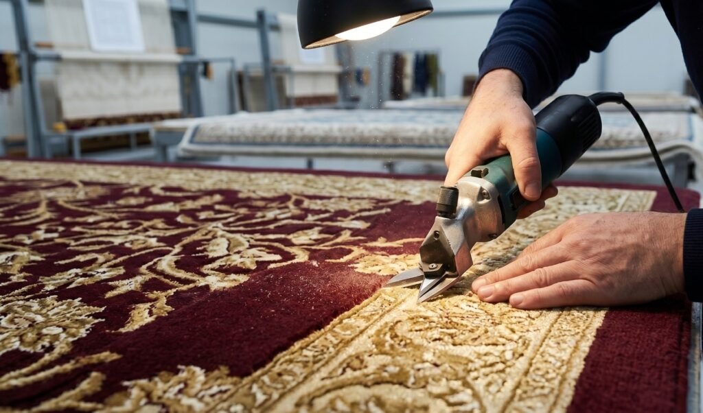 custom rug manufacturer production process