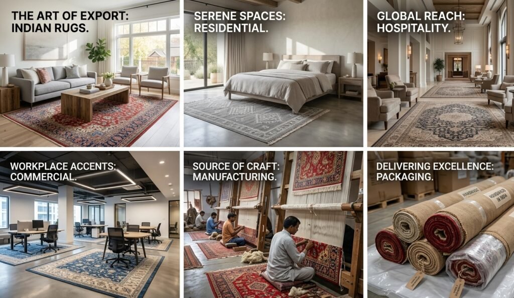 rugs exporter from India bulk supply