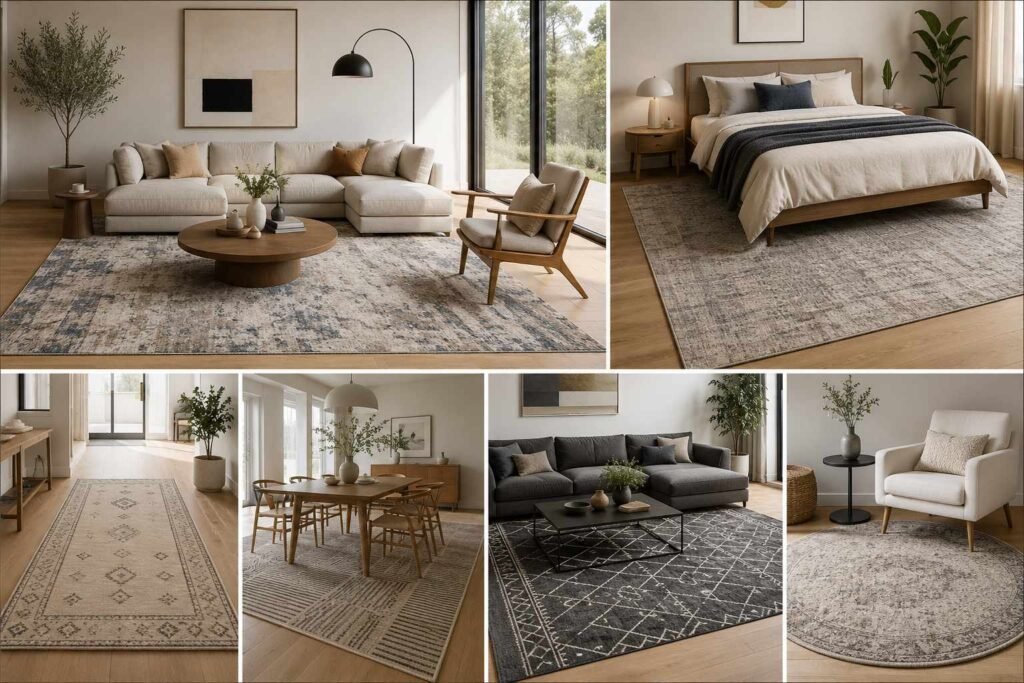 modern area rug manufacturer for contemporary interiors