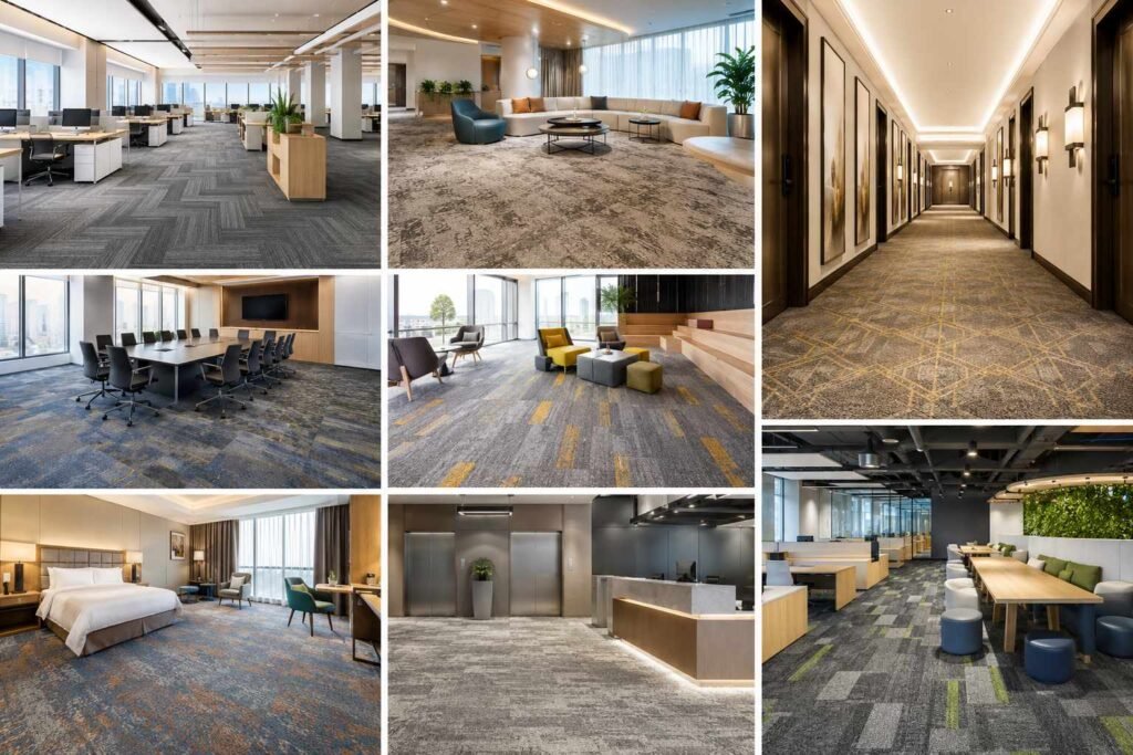commercial carpet manufacturer for office and hospitality flooring