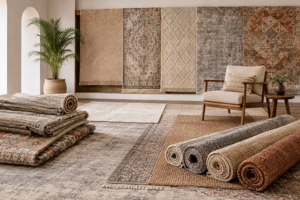 Premium carpets manufactured in India by a leading Carpet Exporter to Mexico for residential, hospitality, retail, and commercial interiors.
